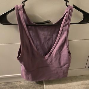 Lululemon size 6 longline bra purple